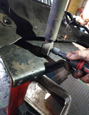 Mini Straight Air Die Grinder with 1/4" and 1/8" Collets